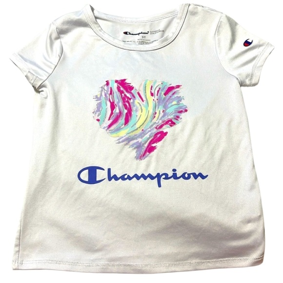Champion Other - Champion Authentic Girls Athletic Shirt. Heart on front.